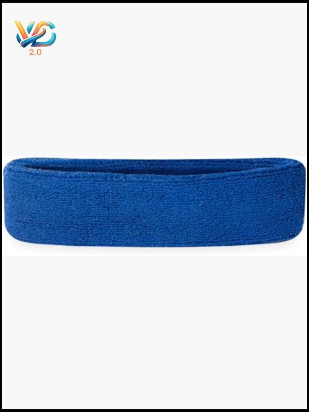 Moisture-Wicking Terry Cloth Headband Unisex Sports Fitness Sweatband Workout